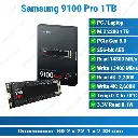 M.2 2280 1TB NVMe 5.0 9100 PRO Samsung HDD'