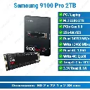 M.2 2280 2TB NVMe 5.0 9100 PRO Samsung HDD'
