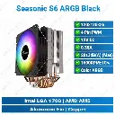 Seasonic S6 ARGB Black AMD & Intel Air Cooler