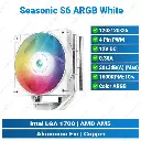 Seasonic S6 ARGB White AMD & Intel Air Cooler
