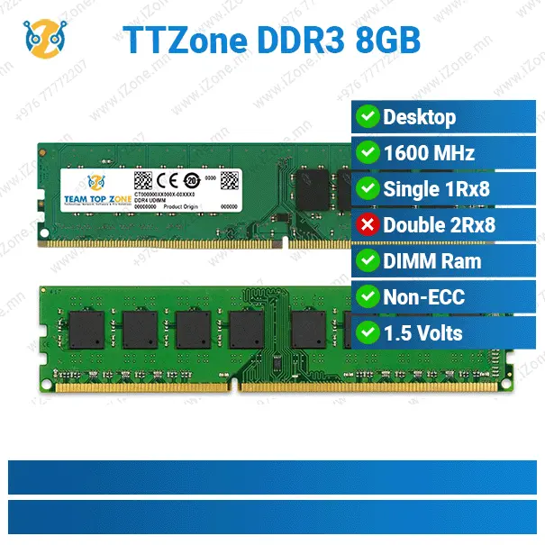 DDR4 16GB 3200MHz TEAMGROUP T-FORCE | PC RAM