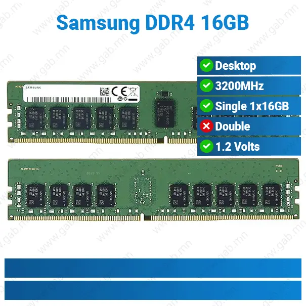 DDR4 16GB 3200MHz Samsung PC RAM