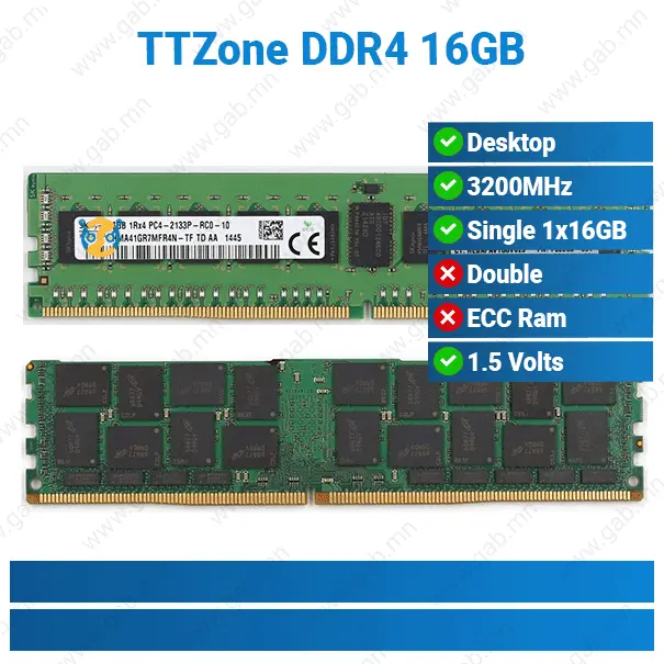 DDR4 16GB 3200MHz TTZone PC RAM