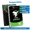 16TB 7.2K 3.5 EXOS Seagate HDD'