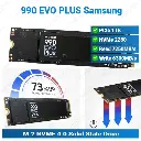M.2 2280 1TB NVMe 4.0 990 EVO PLUS Samsung HDD'