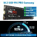 M.2 2280 1TB NVMe 4.0 990 PRO Samsung HDD'