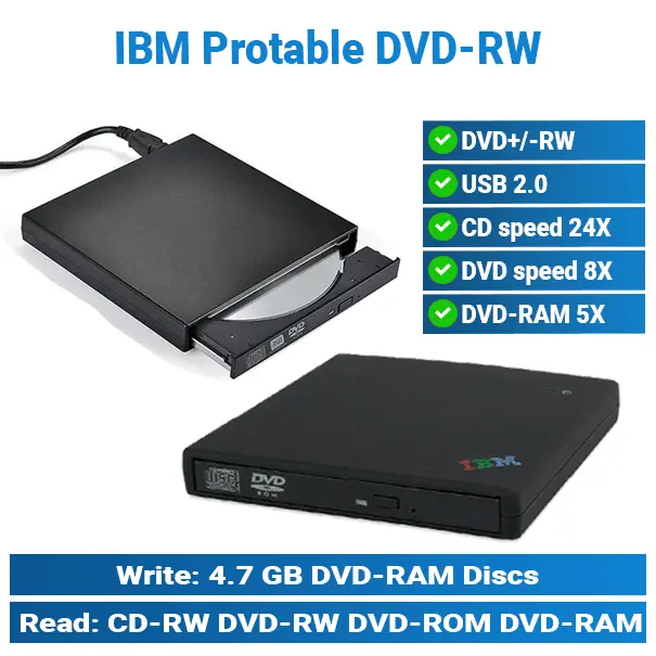 USB DVD-RW IBM