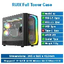 Ruix AI Full Tower Black Case