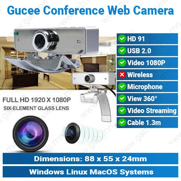 Gucee HD91 1080p Conference Web Camera