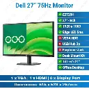 Dell E2725H 27" 75Hz (DP, VGA) Black Desktop Monitor