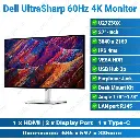Dell UltraSharp U2723QX 27" 60Hz 4K (HDMI, DP) Black Desktop Monitor
