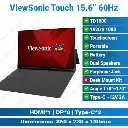 ViewSonic TD1600 Touch 15.6-inch Dual Type-C with Audio | Portable Monitor