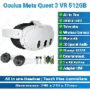 Oculus Quest 3 All-in-one 128GB VR Gaming Headset