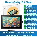 Wacom Cintiq 16 + Wacom Adjustable Stand