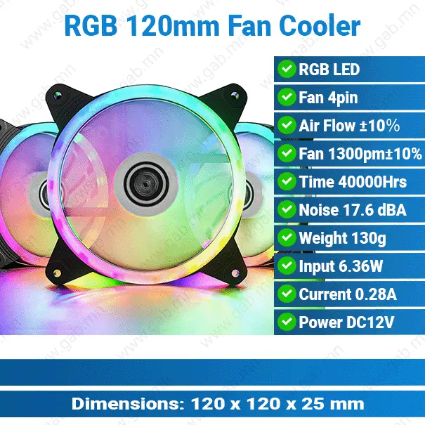 RGB 120mm Fan Cooler