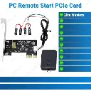PC Remote Controller 20m Wireless Restart Switch PCIe Card