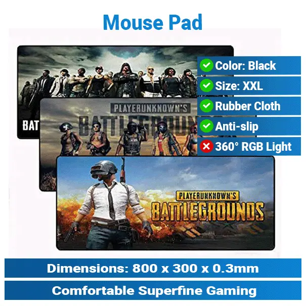 30*80*0,3mm Pic Gaming Mouse Pad KMP
