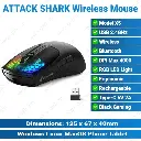 ATTACK SHARK X5 Wireless Gaming Mouse KMP