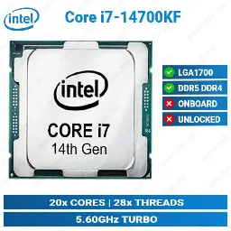 [#11'0014] Core i7-14700KF Intel CPU
