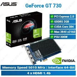 [#13'0002] GT730 GDDR-5 2G HDMI`4 Asus GC'