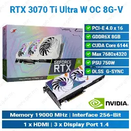 [#13'0011] COLORFUL iGame RTX 3070 Ti Ultra W OC 8GB | Graphics Card