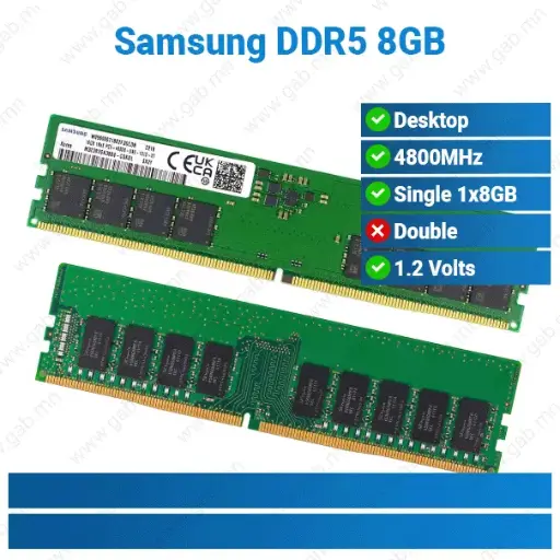 [#15'0034] DDR5 8GB 4800MT/s Samsung PC RAM