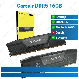 [#15'0042] Corsair Vengeance DDR5 16GB 6000MHz | Desktop D5 RAM