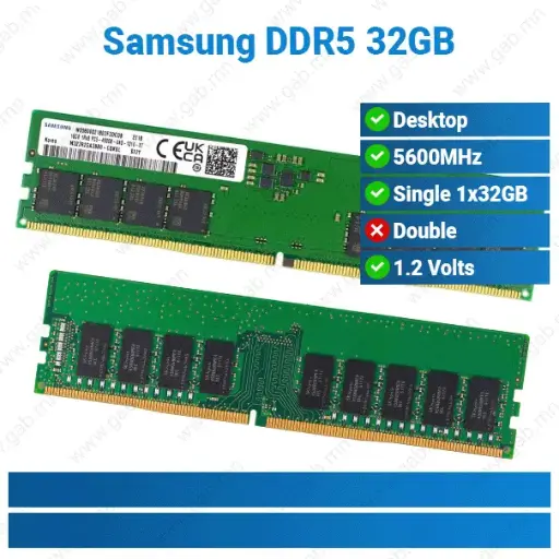 [#15'0039] DDR5 32GB 6000MT/s Samsung PC RAM