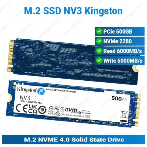 [#16'0004] M.2 500GB 2280 NVME 4.0 NV3 Kingston | Hard Disk