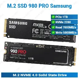 [#16'0007] M.2 2280 1TB NVMe 4.0 980 PRO Samsung HDD'