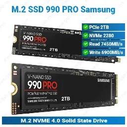 [#16'0014] M.2 2280 2TB NVMe 4.0 990 PRO Samsung HDD'