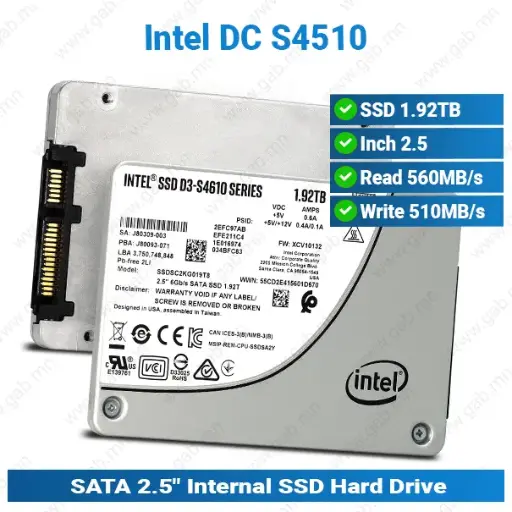 [#16'0031] Intel SSD 1.92TB DC-S4510 | Hard Disk Server