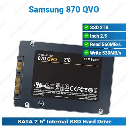 [#16'0019] SSD 2TB 870 EVO Samsung HDD'