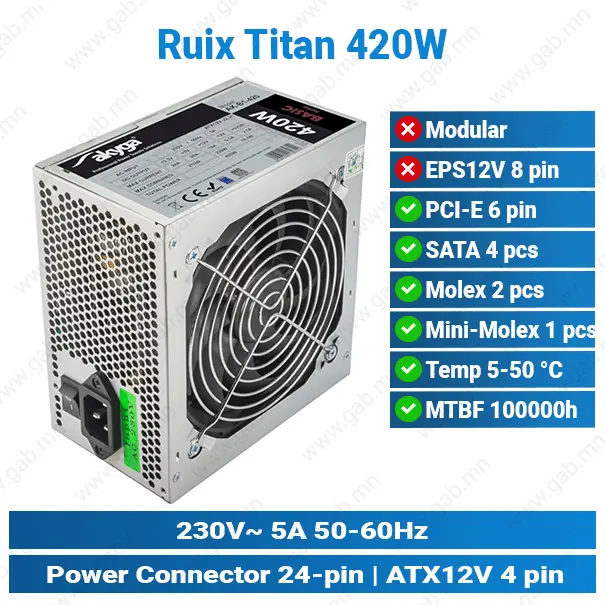 [#17'0002] Ruix Titan 420W'