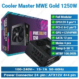 [#17'0019] Cooler Master MWE Gold V2 ATX3.0 Fully Modular 1250W'