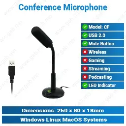 [#22'0001] Conference USB Microphone | Office Microphone