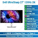 Dell UltraSharp U2724D 27" 120Hz 2K (HDMI, DP) Black Desktop Monitor
