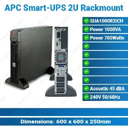[#38'0001] APC Smart-UPS 700W 1000VA 230V 2U Rackmount | UPS Rack