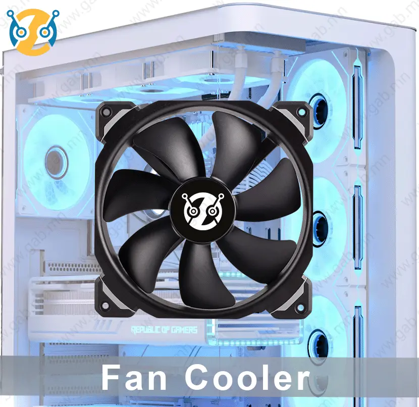 [#50'0006] Red 120mm Fan Cooler