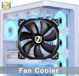 [#50'0007] Power Train 8 PRO 12CM ARGB Reverse Blade White | Fan Cooler