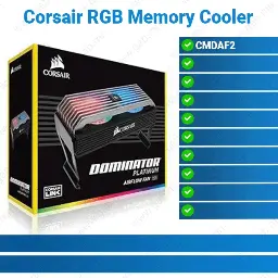 [#50'0063] CORSAIR CMDAF2 RGB Memory Cooler | RAM Heatsink