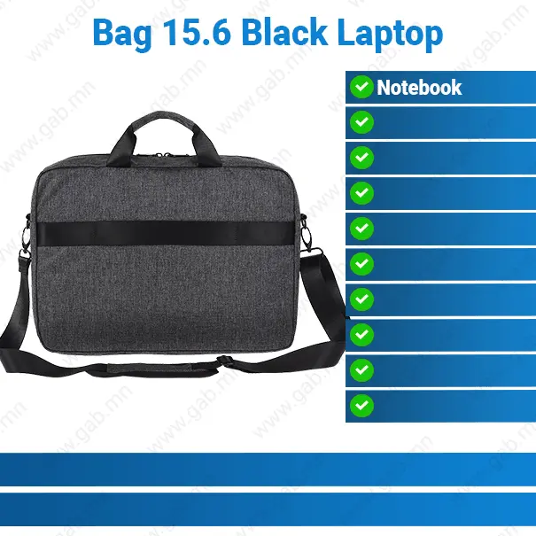 [#50'0024] Bag 15.6 Black Laptop