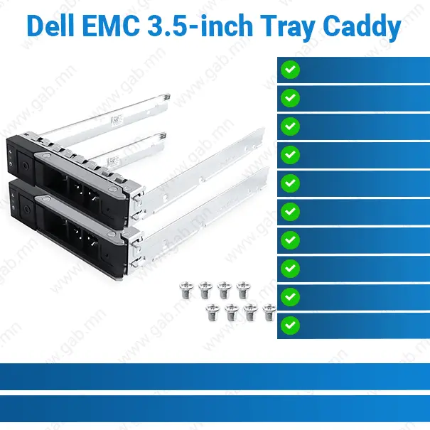 [#50'0086] Dell EMC 3.5 HDD Tray Caddy