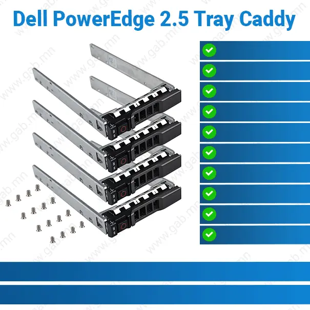 [#50'0087] Dell PowerEdge 2.5 HDD Tray Caddy
