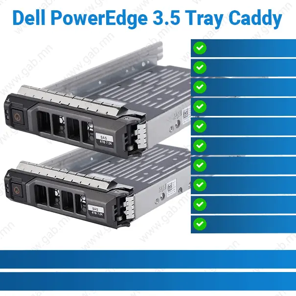 [#50'0088] Dell PowerEdge 3.5 HDD Tray Caddy
