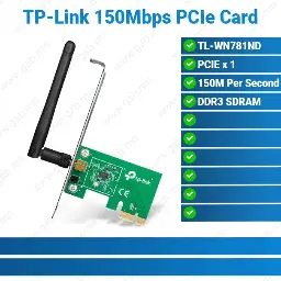 [#36'0020] TP-Link TL-WN781ND 150Mbps Wireless PCIe Card
