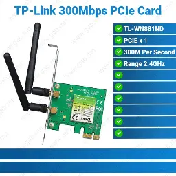[#36'0037] TP-Link TL-WN881ND 300Mbps Wireless PCIe Card