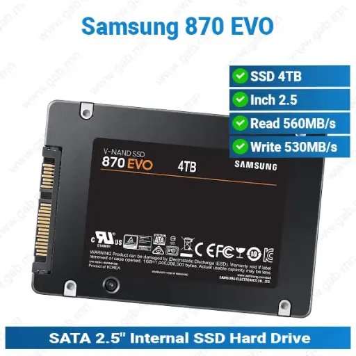[#16'0041] SSD 4TB 870 EVO Samsung | Hard Disk