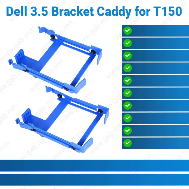 [#50'0089] Dell T150 3.5 HDD Bracket Caddy